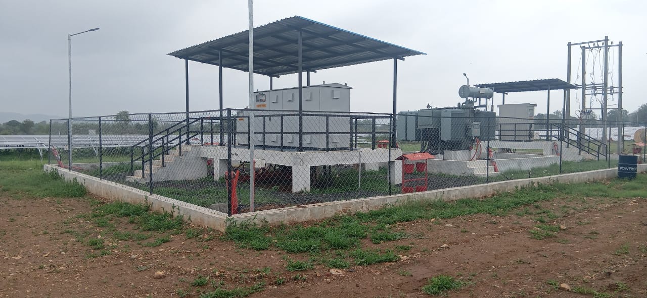 Ground-mounted solar installation site work